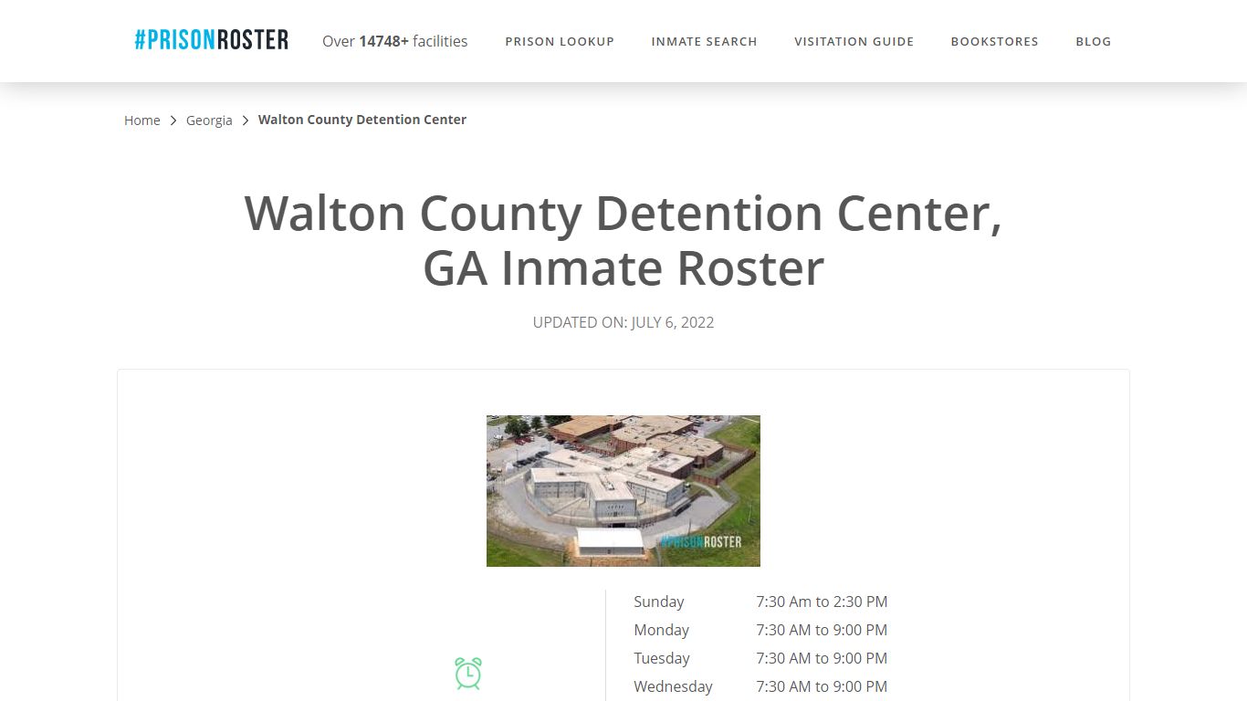 Walton County Detention Center, GA Inmate Roster